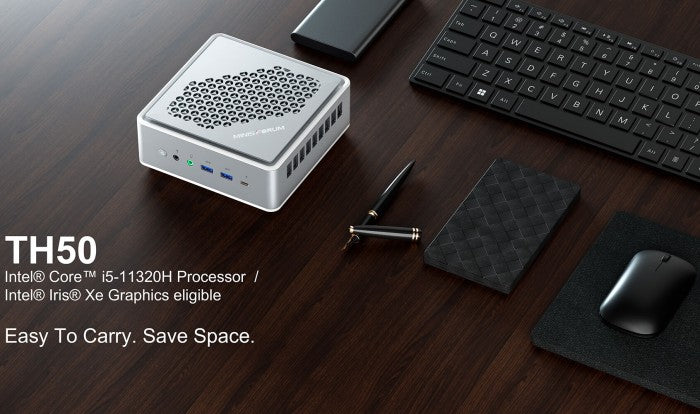 MinisForum TH50 a new mini PC with Intel i5-11320H CPU and Iris Xe iGPU