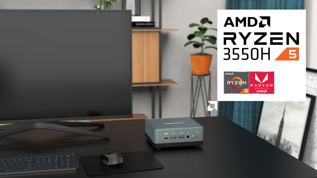 MINISFORUM bringt den Einstiegs-Mini-PC UM350 auf den Markt: Angetrieben von AMD Ryzen 5 3550H