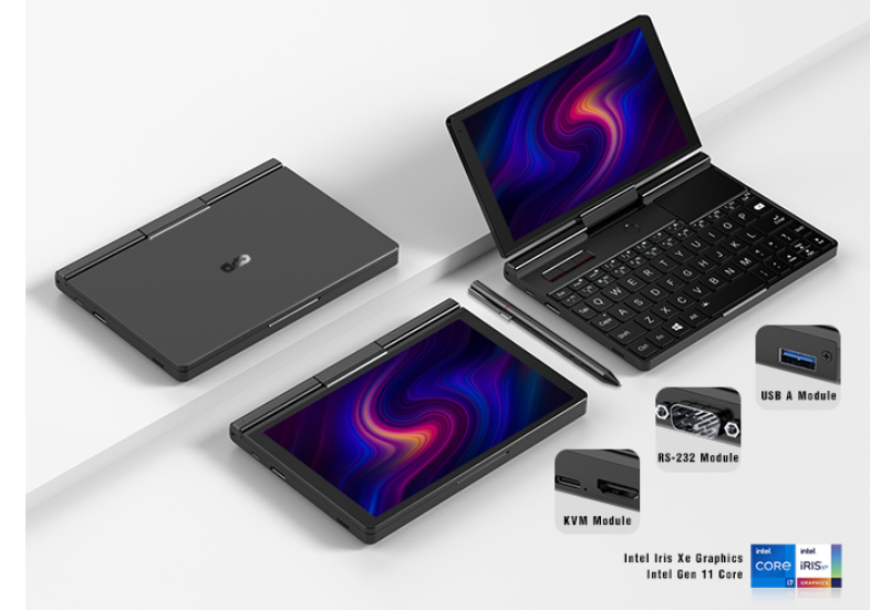 Der erste Convertible-PC GPD Pocket 3 wurde auf Indiegogo eingeführt