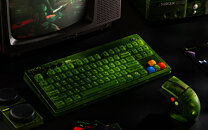 8BitDo Expands Retro Gaming Peripheral Lineup with Transparent Green Keyboard and Mouse