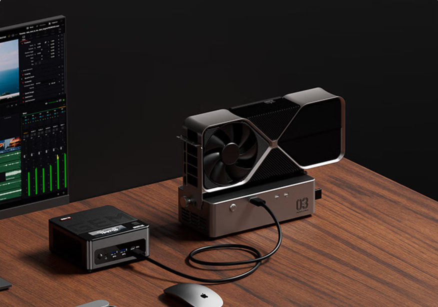 AOOSTAR AG03 eGPU Dock With Thunderbolt 5, USB4 v2, OCuLink, and Integrated 800W PSU For $249 at MinixPC