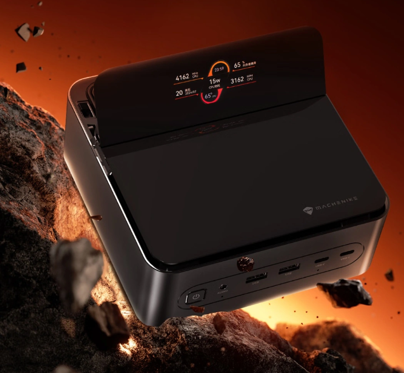 Machenike Launches Mini GTS Mini PC with Intel Core Ultra 9 285H and Smart Display