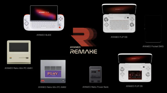 AYANEO Unveils AYANEO REMAKE Concept: A Fusion of Retro Culture and Cutting-edge Technology