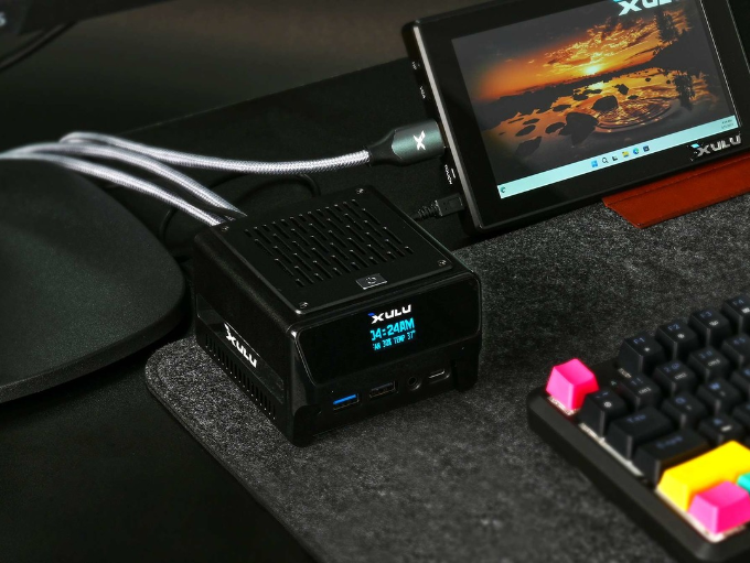Xulu Unveils XR1 Series Mini PC: Powered by Ryzen 7 5800U and OLED Digital Display