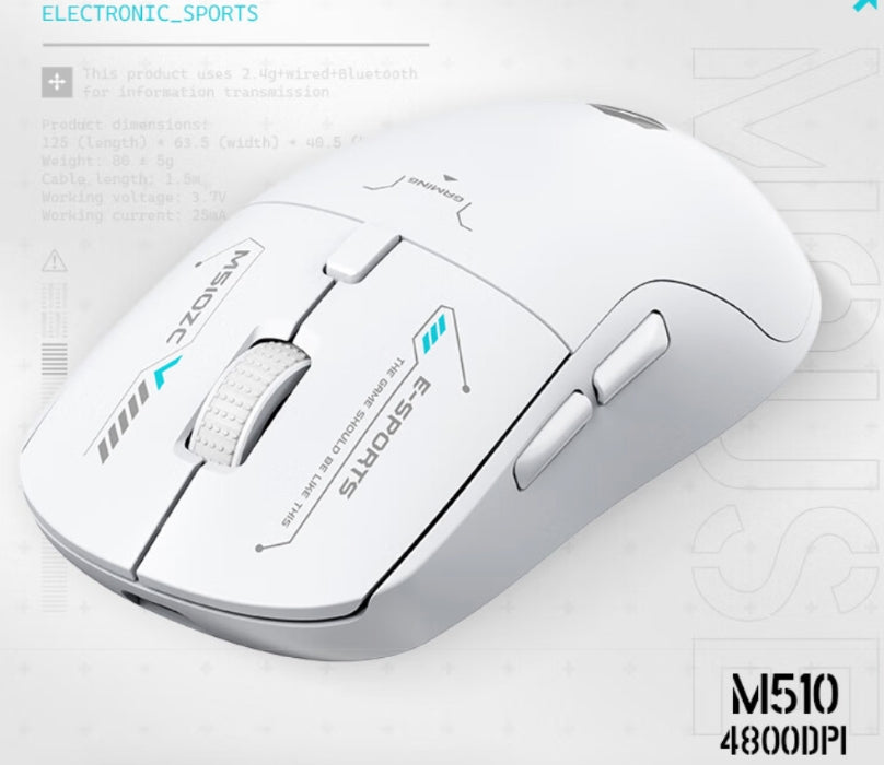 Mechrevo bringt die kabellose M510 Tri-Mode-Maus mit bis zu 4800 DPI auf den Markt