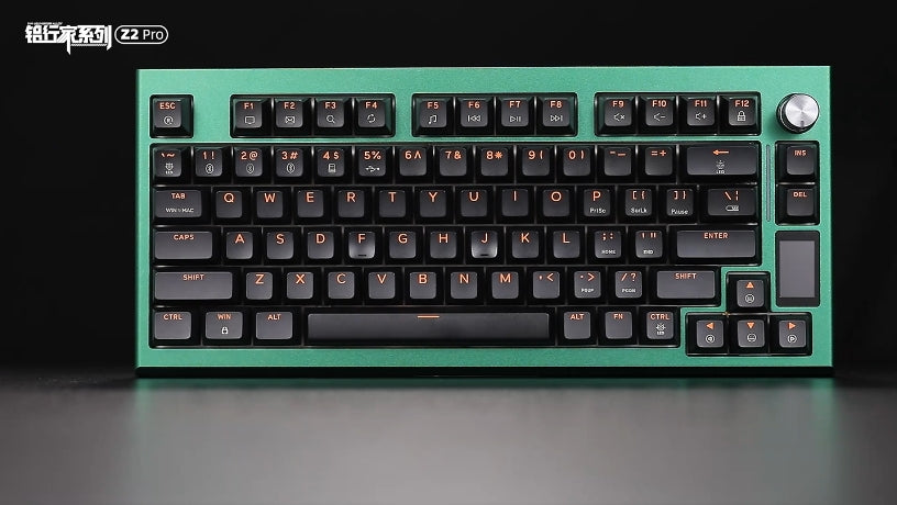Hexgears Z2 Pro mit Smart Screen Mechanische Tastatur aus Aluminiumlegierung