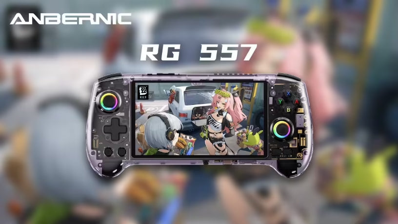 Anbernic Showcases RG557 Handheld Console with Gameplay Demo and Predicted Specs