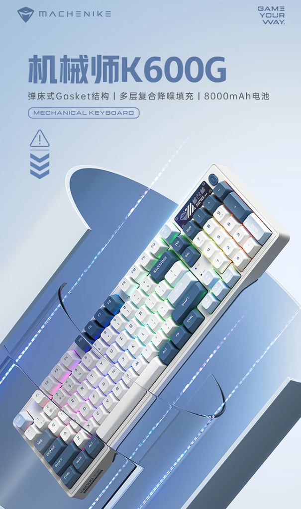 Machenike Officially Launches K600G Mechanical Keyboard with Innovative Features