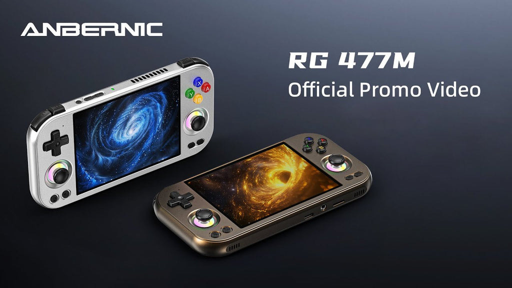 ANBERNIC RG 477M Android-Handheld-Konsole mit Dimensity 8300 und 120-Hz-Display auf dem Markt