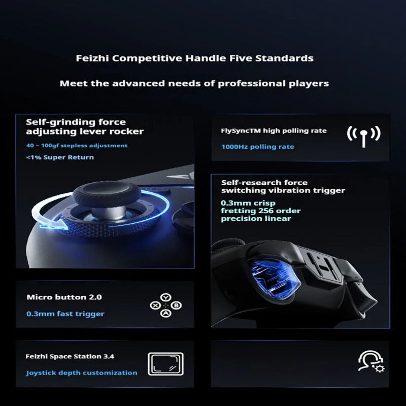 Flydigi Vader 4 Pro Wireless Game Controller With Hall Rocker