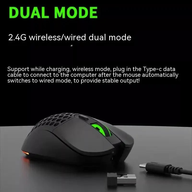 Xinshuntian G820mini Paw3395 Dual-Modus 2,4g Kabellose E-Sport-Maus
