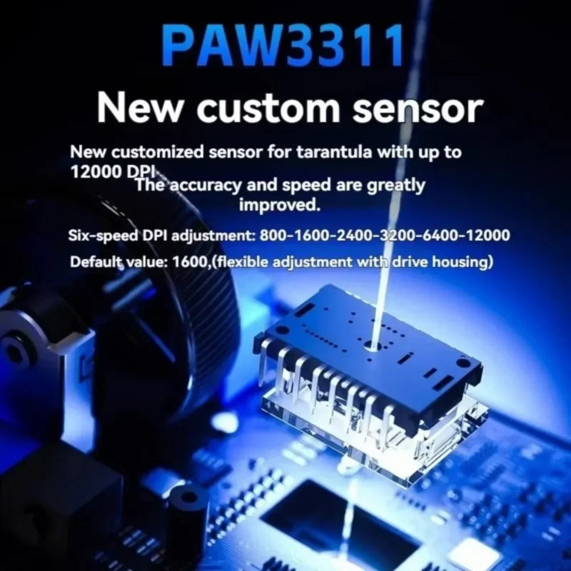 AULA SC620 Wireless Gaming Mouse 3-Mode Bluetooth Rechargeable Lightweight with RGB Lighting