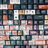 68 Tasten Lofree Xiaoqiao Theme Tastatur-Tastenkappen OEM PBT Sublimation Gaming Mechanische Tastatur Zubehör Benutzerdefinierte DIY-Tastenkappe Geschenk
