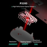 Dareu A980 Pro/Pro Max Tri-Mode 8K kabelgebunden & 4K Mausanschluss E-Sport-Spielmäuse Star Flash-Kabel