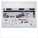 129 Keys/Set Azur Lane HMS Cheshire Cute Neko Girl PBT Cherry Profile for MX Switch Keycap for Mechanical Keyboard Game Custom