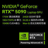 Thunderobot ZERO18Pro GeForce RTX 5090 GPU AI Gaming Laptop 18inch Intel Core Ultra9HX 240Hz 2.5K