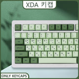 140 Tasten PBT-Tastenkappen XDA-Profil ISO-Layout Spanisch-Russisch-Japanisch-Koreanisch-Französisch-Tastenkappen für mechanische Cherry-MX-Tastatur