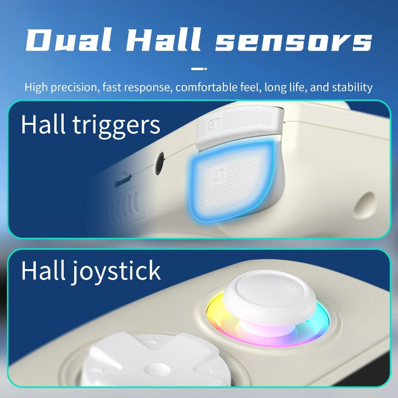 ANBERNIC RG Cube Retro Handheld Game Console Android 13 Unisoc T820 3.95 Inch IPS Screen Hall Joystick RGB lighting effect
