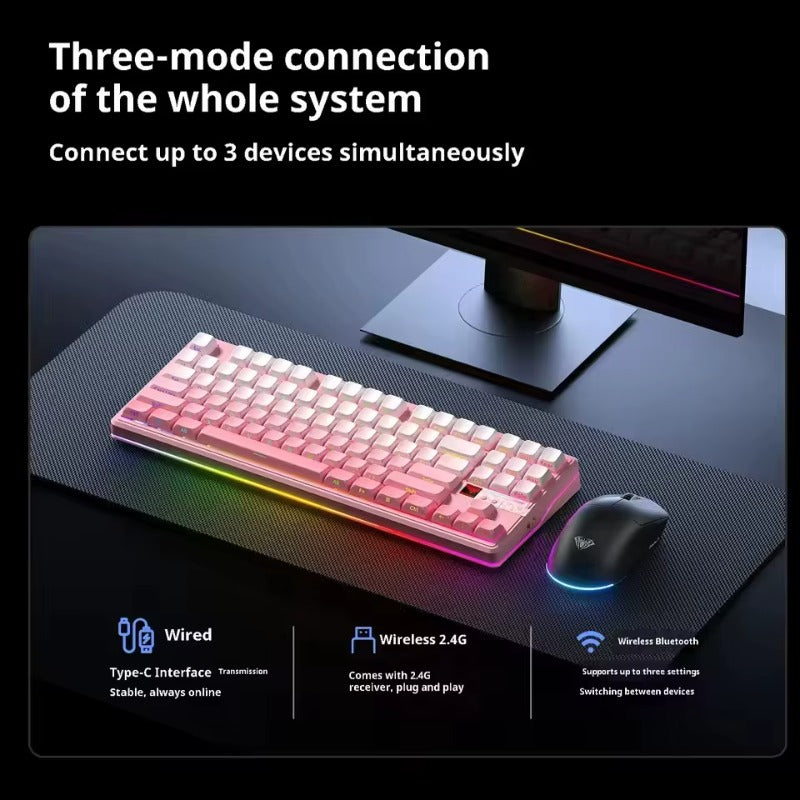 AULA F87 Pro V2 Wireless Mechanical Keyboard