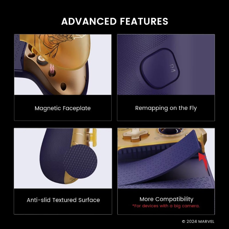 Gamesir G8 Plus Limited Edition Marvel Thanos Gaming Controller Bluetooth Mobile Nintendo Switch Hall Effect Joystick