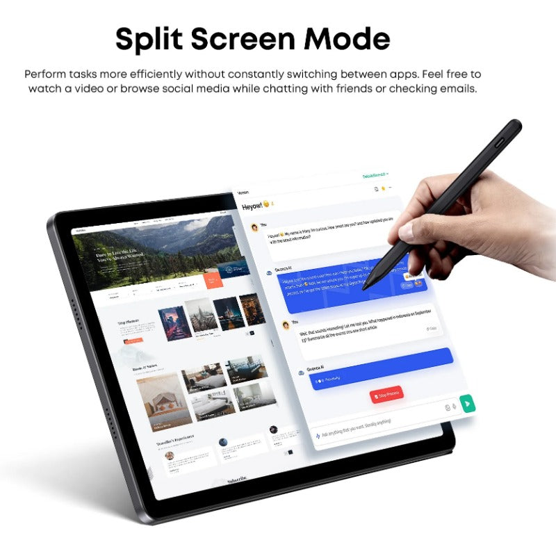 CHUWI AuPad Tablet PC Android 14 10.95-inch 1200*1920 FHD Display Snapdragon 685 Octa-core 8GB DDR4 128GB ROM