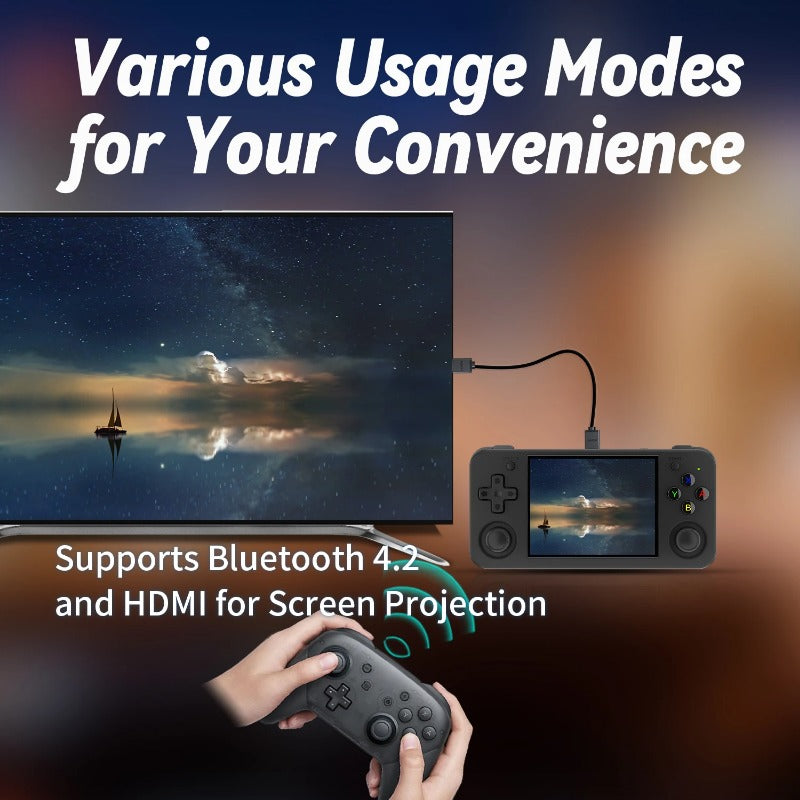 ANBERNIC RG35XX H Handheld Retro Game Console Playing Video Games 3.5-inch IPS 640*480 Screen