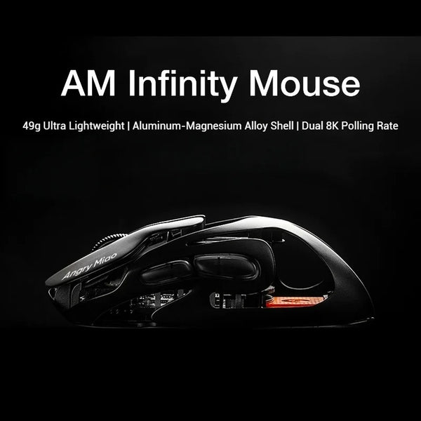 Angry Miao AM Infinity Wireless Gaming Mouse Tri-Mode Paw3950