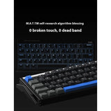 IQUNIX EZ63 EZ60 Magnetic Switch Mechanical Keyboard 8K Wired Gaming Keyboard Gasket Aluminium Alloy E-Sports