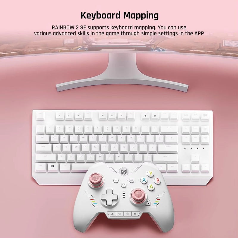 BIGBIG WON Rainbow 2 SE Kabelloser Gamecontroller Bewegungssteuerung Hall-Effekt-Trigger 12-Bit-ADC 3 Joystick-Controller-Sets