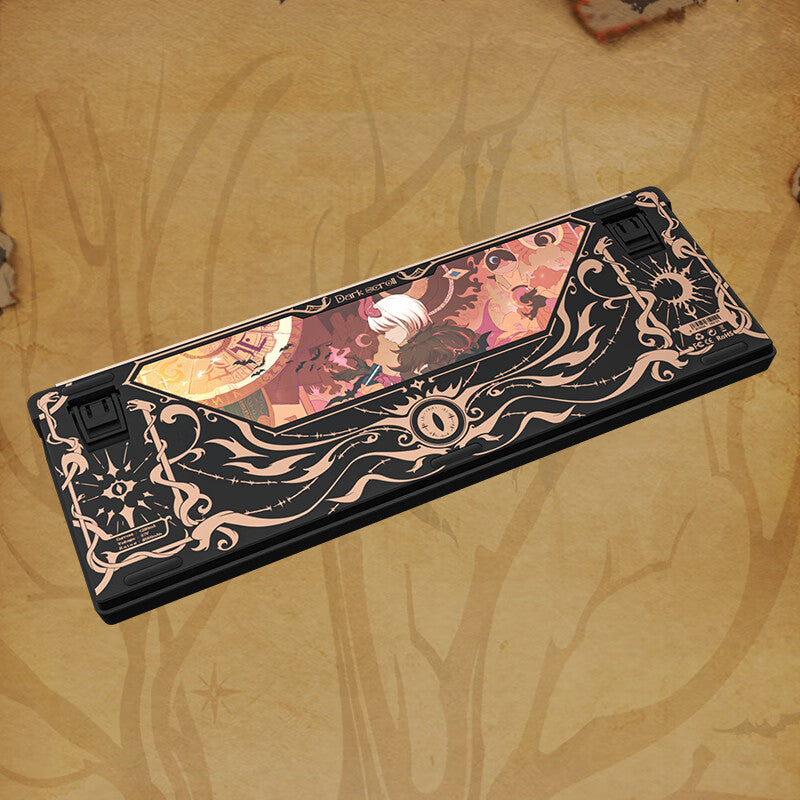 VALKYRIE VK99 Pro Dark Scroll Custom Mechanical Keyboard Tri-Mode (2.4G/Wired/BT) Hot-Swappable