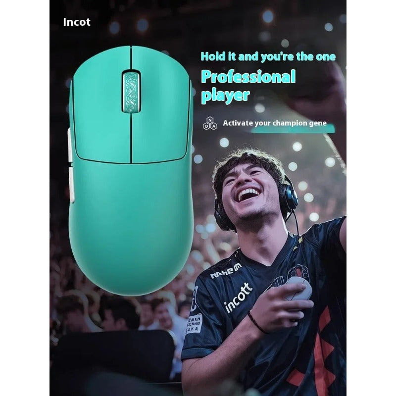 Incott G23V2 Wireless Gaming Mouse 8K Tri Mode PAW3395 V2SC Ergonomic Lightweight 47g