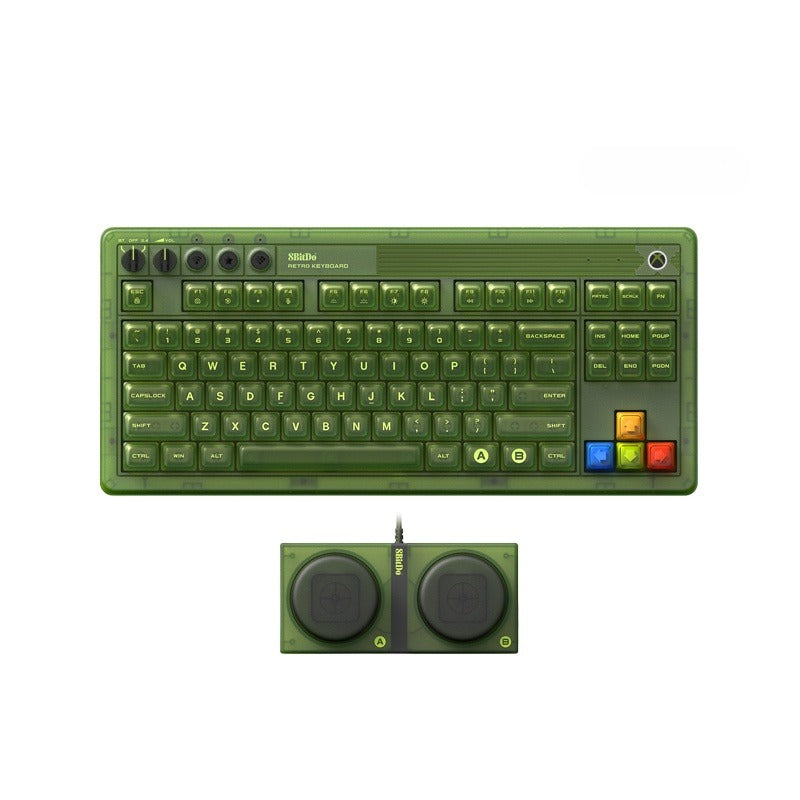 8BitDo Retro 87 X Mechanical Keyboard with RGB Backlight Bluetooth/2.4G/USB-C Hot Swappable