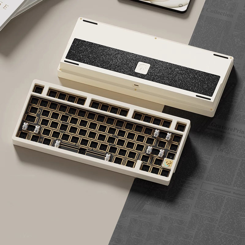WEIKAV Stars75 E-sports Mechanical Keyboard QMK VIA  Aluminium Alloy Wireless Buletooth Three-Mode
