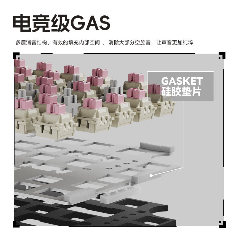 VGN A75 Mechanical Gaming Keyboard Magnetic Switches Wired single mode Gasket Structure