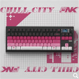 ZUOYA Gmk87 Dichtungsmontiertes Bluetooth 5.1/2.4G/Typ-C Kabelgebundenes mechanisches Tastaturkit mit TFT-Bildschirm für Mac/Win