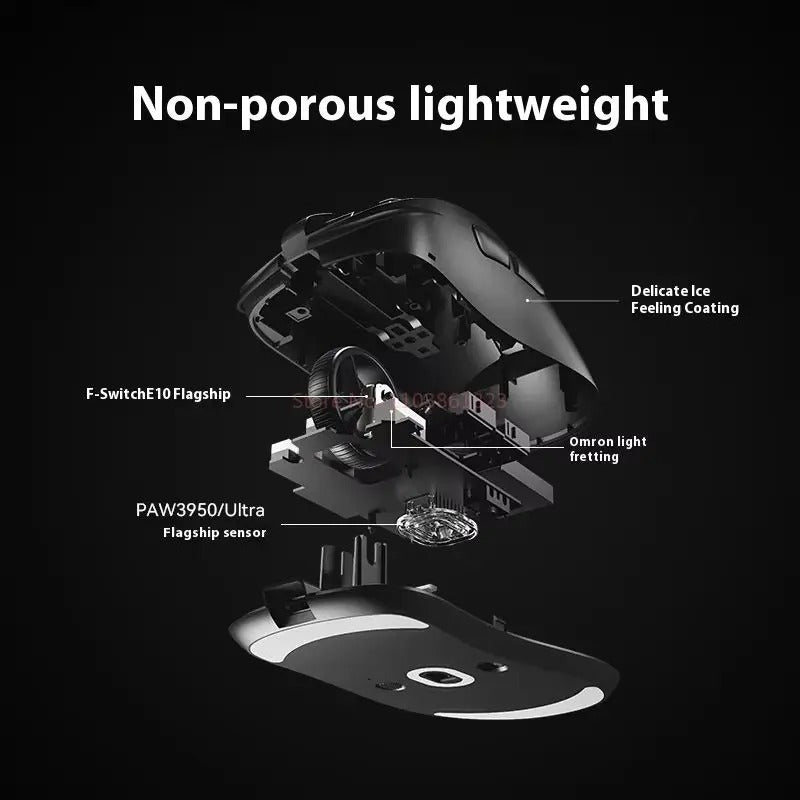 ATK LieKong Z1 Pro Max PAW3950 Ultra Wired Wireless Gaming Mouse Dual-mode Dual 8000Hz Ergonomic Mouse