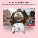 BIGBIG WON Rainbow 2 SE Kabelloser Gamecontroller Bewegungssteuerung Hall-Effekt-Trigger 12-Bit-ADC 3 Joystick-Controller-Sets