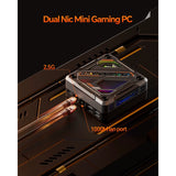 AOOSTAR GOD88 Mini-PC Ryzen 7 8845HS DDR5 5600Mhz PCIe4.0 SSD, mit 2,5G+1G LAN/W11 Pro