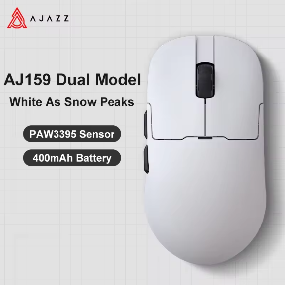 AJAZZ AJ159 APEX/AJ159P Wireless Gaming Mouse with RGB Magnetic Charging Base Lightweight