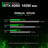 ThundeRobot Phantom Zero  911 Gaming Laptop 16 inch intel 13Gen Core i7-13650HX 16G DDR5 512G RTX4060 240Hz 2.5K Screen