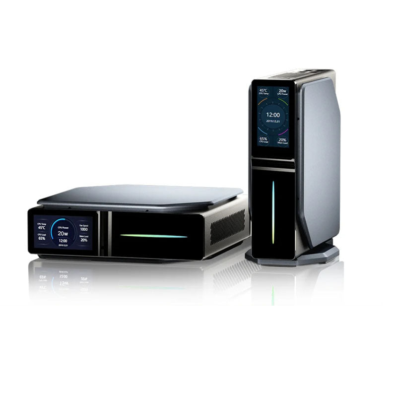 M1 RGB Mini PC Intel Alder Lake-N200/N100 16GB DDR4 Vertical with WiFi 6 Dual LAN