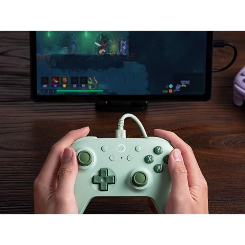 8BitDo Ultimate 2C Kabelgebundener Gamecontroller Hall-Effekt-Joystick für PC Windows 10/11 Android und Raspberry Pi