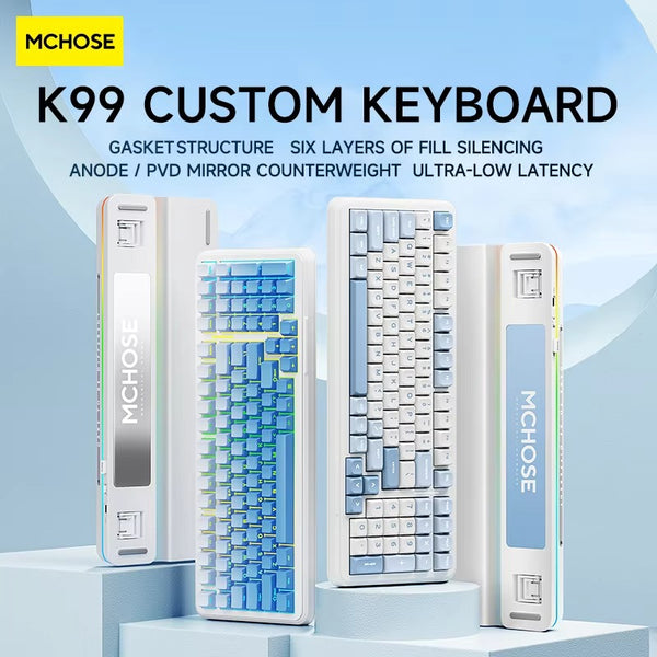 Mchose K99 Mechanical Keyboard Customization Gaske Wireless