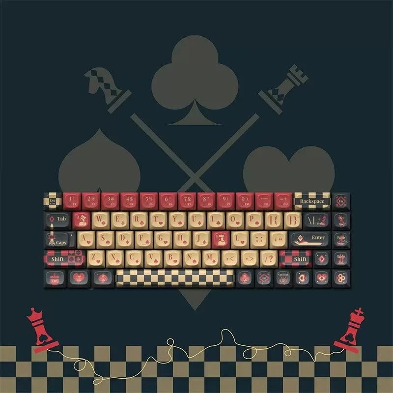 68 Tasten Lofree Xiaoqiao Theme Tastatur-Tastenkappen OEM PBT Sublimation Gaming Mechanische Tastatur Zubehör Benutzerdefinierte DIY-Tastenkappe Geschenk