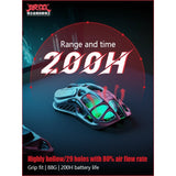 GravaStar Cocoon Breaking Professional Mouse Paw3395 E-Sports Game Wireless Wired Magnesium Alloy Hollowing Out
