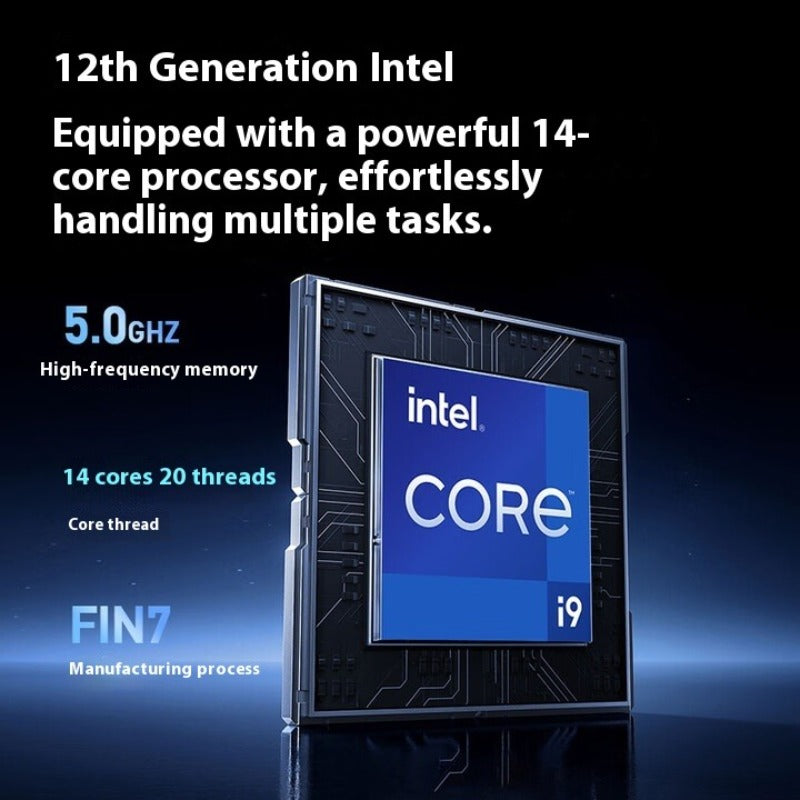 IRU Intel Core i9-12900H Mini PC with RTX 4050 Dedicated Graphics