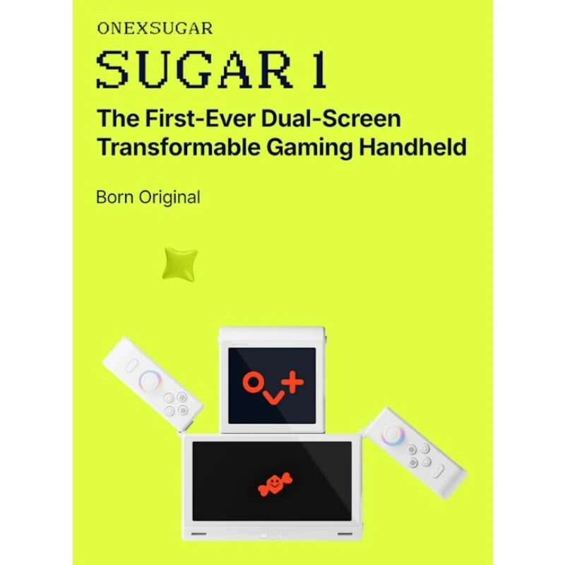 OneXPlayer ONEXSUGAR Sugar 1 Gen3 Dual-Screen Transforming Handheld Game Console