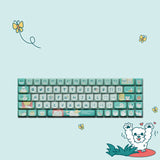 68 Tasten Lofree Xiaoqiao Theme Tastatur-Tastenkappen OEM PBT Sublimation Gaming Mechanische Tastatur Zubehör Benutzerdefinierte DIY-Tastenkappe Geschenk