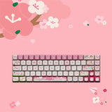 68 Tasten Lofree Xiaoqiao Theme Tastatur-Tastenkappen OEM PBT Sublimation Gaming Mechanische Tastatur Zubehör Benutzerdefinierte DIY-Tastenkappe Geschenk