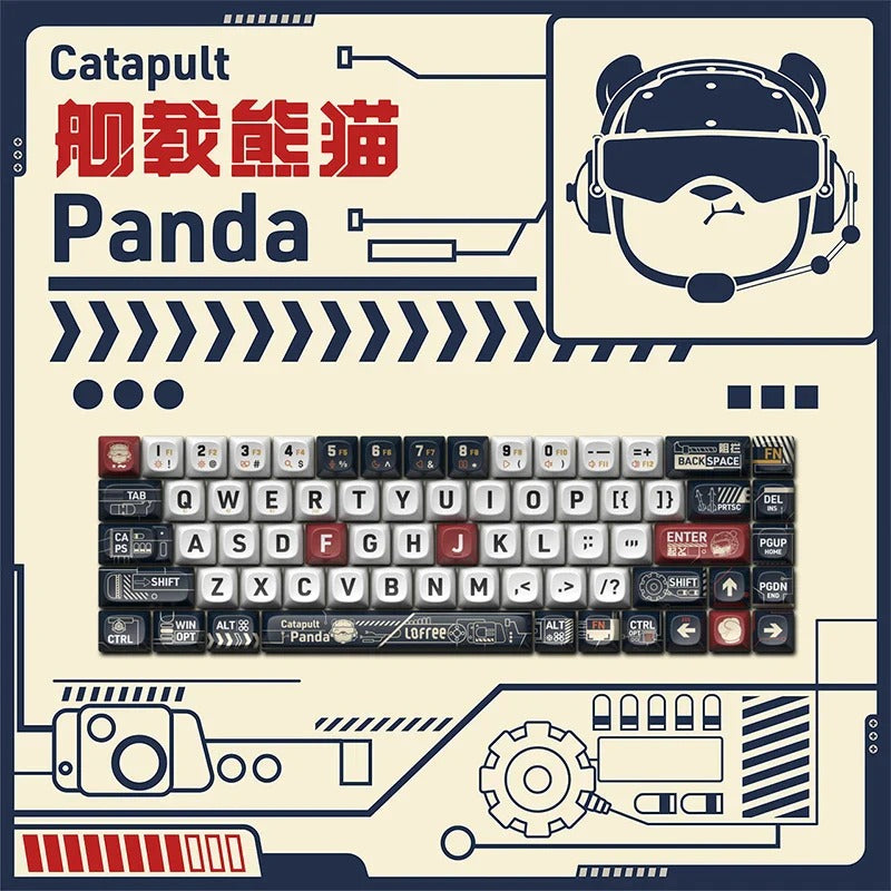 68 Tasten Lofree Xiaoqiao Theme Tastatur-Tastenkappen OEM PBT Sublimation Gaming Mechanische Tastatur Zubehör Benutzerdefinierte DIY-Tastenkappe Geschenk